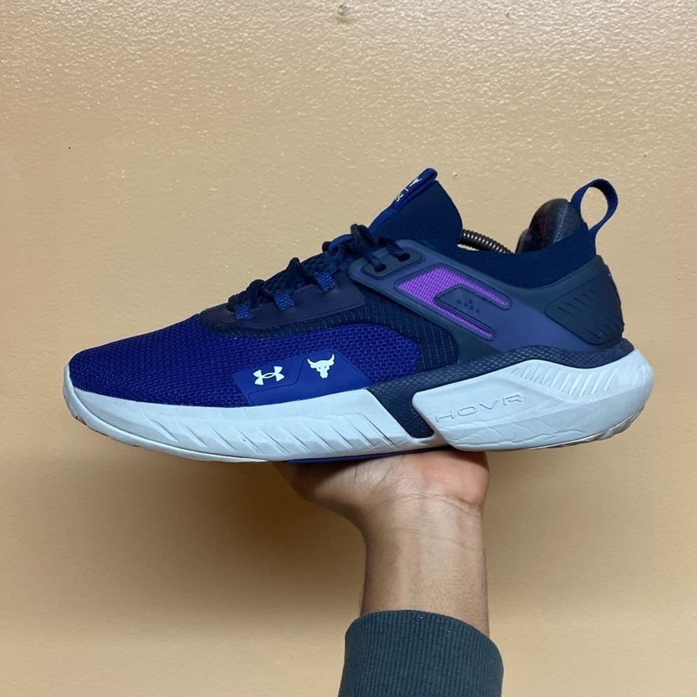 Under Armour Project Rock Disrupt “Bauhaus Blue” Size 12 - Picture 3 of 16
